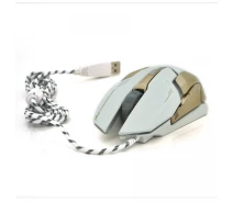 Придбати - мишку для ноутбука  Миша дротова iMICE V6, 6 кнопок, 800-1200-2400-3600 DPI, Led Lighting, 1,3 м, Win7-8-10 Mac OS, white, COLOR BOX, Q40 (7151-ytg)