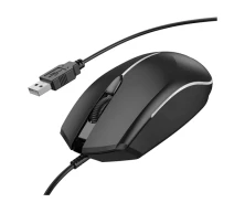 Придбати - мишку для ноутбука  Миша провідна BOROFONE BG10, Black, Box (33447-ytg)