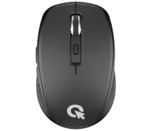 Придбати - мишку для ноутбука  Бездротова оптична миша OfficePro M267B, 1600 dpi, батарейна, ергономічна, для дому та офісу, чорна