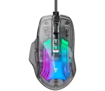 Придбати - мишку для ноутбука  Мишка Havit HV-MS1011SE USB Transparent Black (6950676270280)