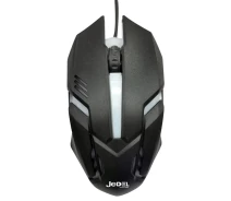 Придбати - мишку для ноутбука  Миша Jedel M66 провідна 1000dpi RGB підсвічування чорне