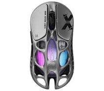 Придбати - мишку для ноутбука  Миша GravaStar Mercury X Pro, 8K, BT/WL/USB-A, RGB, сірий