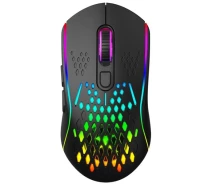 Придбати - мишку для ноутбука  Мишка xtrike me gw-611, ігрова бездротова 8000dpi., 7кн., rgb, чорна (861077)