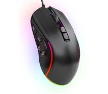 Придбати - мишку для ноутбука  Ігрова провідна миша FMA X9 з RGB підсвічуванням Чорний (2026205392) (65d33a136fb0382fce23ee25)