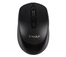 Придбати - мишку для ноутбука  Бездротова оптична мишка T-Wolf Q4 2.4G Чорний (668473b27834ba7f254d9c44)