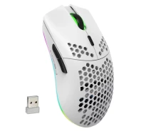 Придбати - мишку для ноутбука  Миша бездротова HYSJ Т66 з акумулятором та підсвічуванням 2,4G White (67c771ac1c6def02c23f0bb2)