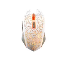 Придбати - мишку для ноутбука  Бездротова ігрова мишка Qukam RGB USB Charge із вбудованим акумулятором Білий (66deea37b38c9203b2422207)