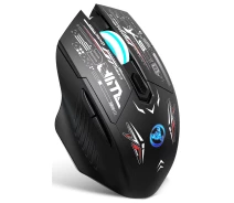 Придбати - мишку для ноутбука  Миша бездротова HYSJ Т38 з акумулятором та підсвічуванням 2,4G Bluetooth Black (67e71ec50937c719b114caa2)