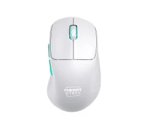 Придбати - мишку для ноутбука  Ігрова миша Cherry Xtrfy M64 White, RGB-підсвічування, бездротове підключення 2.4G (CX-M64W-WHITE)