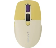 Придбати - мишку для ноутбука  Мишка Canyon MW-26 LCD Silent Wireless/Bluetooth Yellow (CNS-CMSW26Y) - Оригінал! (901994-01-5731)