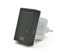 Придбати - Wi-Fi ретранслятор  Усилювач WiFi сигналу Voltronic LV-WR02 300Mbps 2.4GHz 220V Black (LV-WR02)