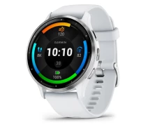 Придбати - смарт-годинник  Смарт-годинники Garmin Venu 3 Silver Stainless Steel Bezel with Whitestone Case and Silicone Band (010-02784-50); 1.4" (454x454) AMOLED / Bluetooth / Wi-Fi, GPS, GLONASS, Galileo, NFC / до 14 днів / 5 ATM / 45 х 45 х 12 мм, 47 г / сріблястий