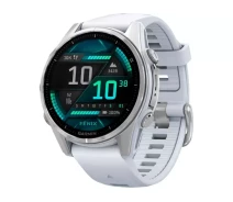Придбати - смарт-годинник  Спортивний годинник Garmin Fenix 8 43mm AMOLED Silver with Whitestone Silicone Band (010-02903-00)