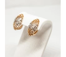 Придбати - сережку біжутерію  Сережки Xuping Jewelry "Romantic" позолота (59365)
