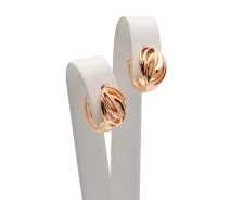 Придбати - сережку біжутерію  Сережки Xuping Jewelry "Спіраль" позолота (054810)