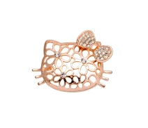 Придбати - брошку біжутерію  Брошка Fashion Jewerly "Кішка з бантиком" (037905)