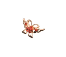 Придбати - брошку біжутерію  Брошка Fashion Jewerly "Метелик з червоними каменями" (007618)