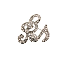 Придбати - брошку біжутерію  Брошка Fashion Jewerly "Скрипковий ключ" срібло (043050)