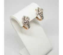 Придбати - сережку біжутерію  Сережки Xuping Jewelry "Срібний квітка" позолота (62945)