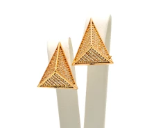Придбати - сережку біжутерію  Сережки Xuping Jewelry "Large lozenges" золото (046310)