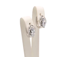 Придбати - сережку біжутерію  Сережки Xuping Jewelry "Drop of stone" срібло (059723)