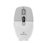 Придбати - мишку для ноутбука  Миша бездротова real-el rm-480w white (EL123200050)