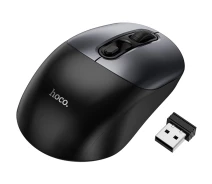 Придбати - мишку для ноутбука  Миша Wireless Hoco GM28 mouse бездротова оптична 2.4Гц 1600DPI для комп'ютера/ноутбука Чорний