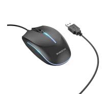 Придбати - мишку для ноутбука  Миша комп'ютерна Borofone Soaring game luminous wired mouse BG10 Дротова