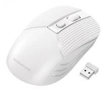 Придбати - мишку для ноутбука  Мишка бездротова Borofone BG5 white (6974443383003)