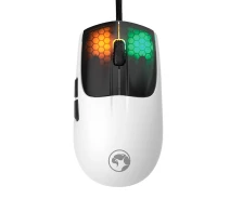 Придбати - мишку для ноутбука  Миша комп'ютерна ігрова MARVO Wired Programmable Gaming Mouse M727 RGB-підсвічування 1200-12400dpi Білий