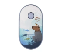 Придбати - мишку для ноутбука  Мишка 2E MF300 CAPYBARASWIM Silent Wireless/Bluetooth Blue (2E-MF300WCAPIBARABL)