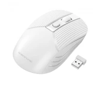 Придбати - мишку для ноутбука  Миша бездротова BOROFONE business wireless mouse BG5 2.4G 800-1600dpi White (36897)