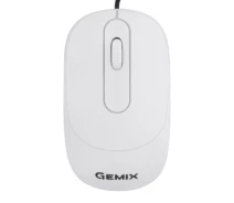 Придбати - мишку для ноутбука  Мишка Gemix GM145 USB White (GM145Wh) (517471-01-KOLIDER)
