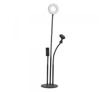 Придбати - кільцеве світло  Кільцева LЕD лампа XO BGD006 LS-90-6 9см з держателем Чорний