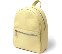 Придбати - рюкзак  Оригінальний жіночий рюкзак з натуральної шкіри Shvigel 16307 Жовтий PTR (16307-ptr)