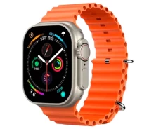 Придбати - смарт-годинник  Смарт-годинник Remax WATCH8 Ultra smart sports watch 1.96” BT Call, Track, HeartRate, IP68 Waterproof для iOs / Android Помаранчевий