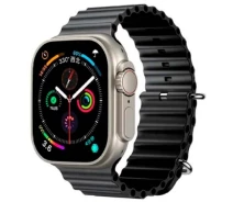 Придбати - смарт-годинник  Смарт-годинник Remax WATCH8 Ultra smart sports watch 1.96” BT Call, Track, HeartRate, IP68 Waterproof для iOs / Android Чорний