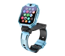 Придбати - смарт-годинник  Дитячі смарт годинники AS23 з GPS, SIM-карткою, відеозвінком, водозахистом IPX7 та прослуховуванням Blue (AS23blue)