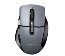 Придбати - мишку для ноутбука  Бездротова ігрова миша MEETION BTM001 з RGB підсвіткою 2.4G+Bluetooth cіра