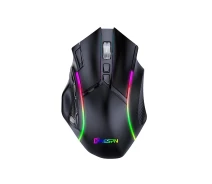 Придбати - мишку для ноутбука  Миша бездротова ігрова з акумулятором та підсвічуванням MKESPN W605 2.4 gHz + Bluetooth