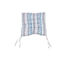 Придбати - подушку для стільця і крісла  Подушка накидка кухонна квадратна на стілець табурет із зав'язками дихаюча стійка до забруднень тканина 40x40 см (479521-Prob)