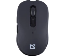 Придбати - мишку для ноутбука  Миша бездротова Defender Gassa MM-105 1600 DPI 6 безшумних кнопок 1 x AA Чорний (52105)