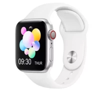 Придбати - смарт-годинник  Розумний Фітнес-годинник Smart Watch T 800, Голосовий виклик, Температура тіла, Тонометр, Пульсометр, Шагометр, Оксиметр, білий (SW-438659)
