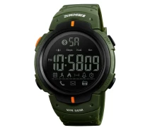 Придбати - смарт-годинник  Спортивний смарт годинник Skmei 1301 Шагомір Bluetooth удароміцний (Зелений) (1301000)