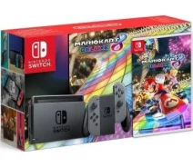Придбати - ігрову консоль  Ігрова консоль Nintendo Switch Neon Grey Bundle (Switch, гра Mario Kart 8)