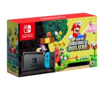 Придбати - ігрову консоль  Ігрова консоль Nintendo Switch Red & Blue Bundle (гра New Super Mario Bros)