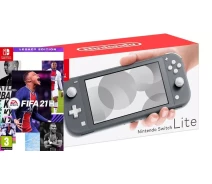 Придбати - ігрову консоль  Ігрова консоль Nintendo Switch Lite Grey Bundle (гра FIFA 21)