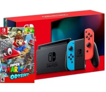Придбати - ігрову консоль  Ігрова консоль Nintendo Switch Red & Blue Bundle (гра Super Mario Odyssey)