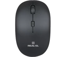 Придбати - мишку для ноутбука  Миша бездротова REAL-EL RM-301 Чорний (NF00059005)