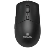 Придбати - мишку для ноутбука  Миша бездротова REAL-EL RM-460 Чорний (EL123200048) (NF00052926)